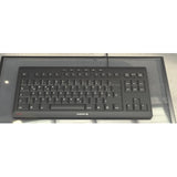 CHERRY STREAM Keyboard - Cable Connectivity - USB Type A Interface - English (UK) - QWERTY Layout - Black