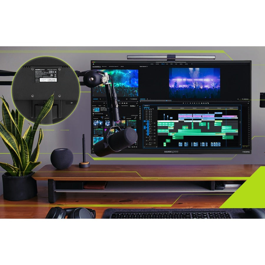 Hannspree HC284PUB 28" Class 4K UHD LCD Monitor - 16:9