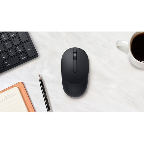 Dell MS300 Mouse - Radio Frequency - USB - Optical - 3 Button(s) - Black - 1