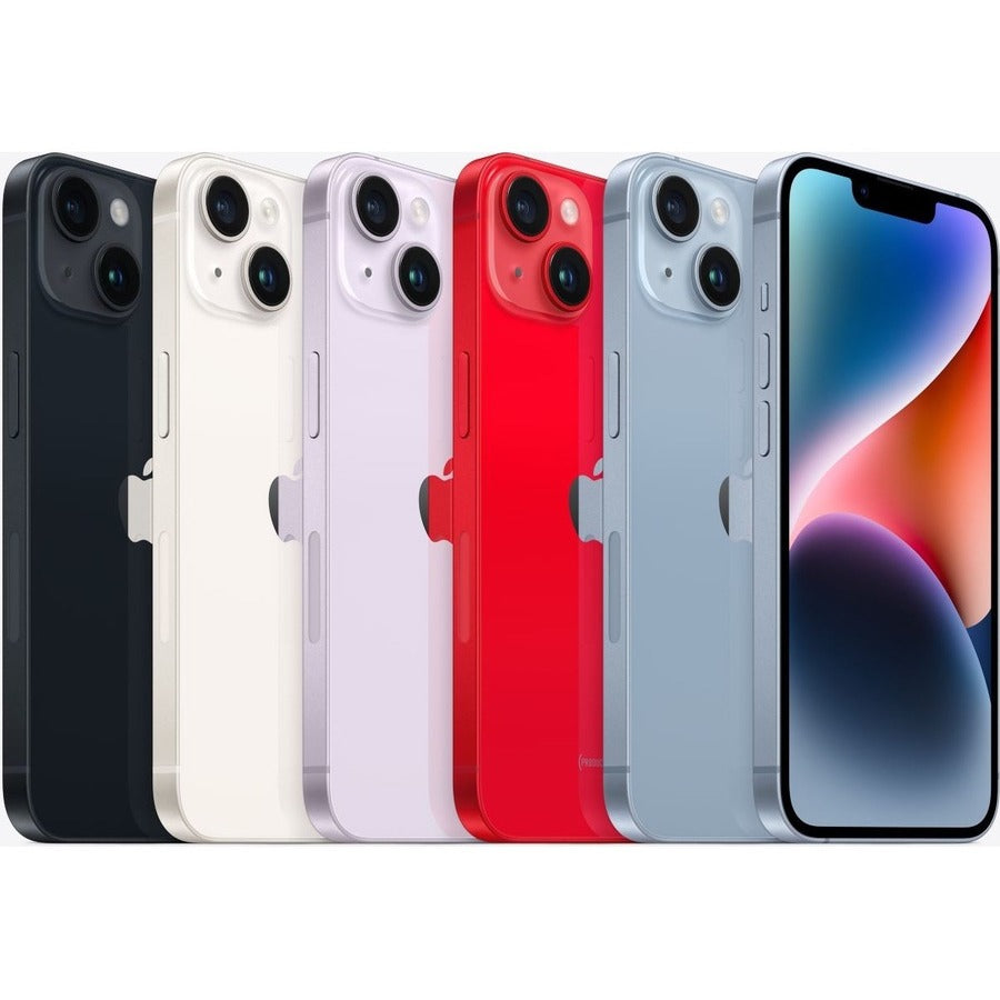 Apple iPhone 14 Plus A2886 512 GB Smartphone - 17 cm (6.7") OLED 2778 x 1284 - Hexa-core (AvalancheDual-core (2 Core) 3.23 GHz + Blizzard Quad-core (4 Core) 1.82 GHz - 6 GB RAM - iOS 16 - 5G - Midnight