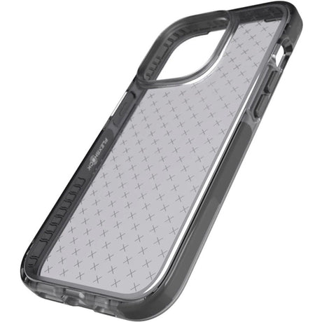 Tech21 Evo Check Case for Apple iPhone 14 Pro Smartphone - Smokey Black
