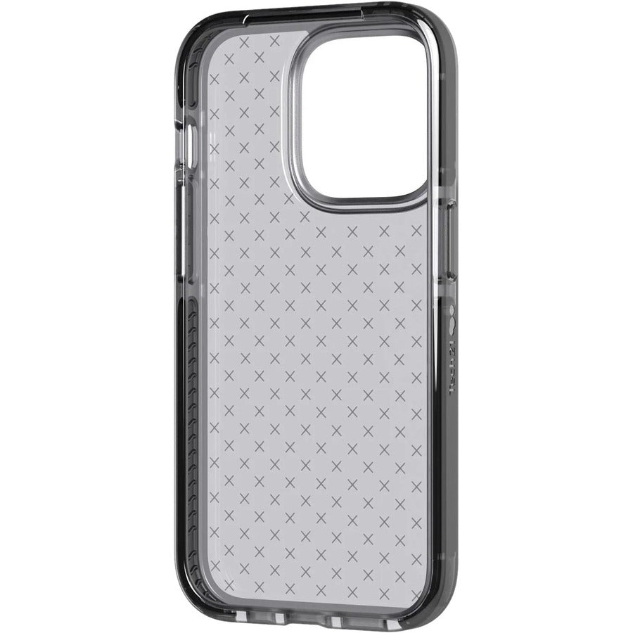 Tech21 Evo Check Case for Apple iPhone 14 Pro Smartphone - Smokey Black