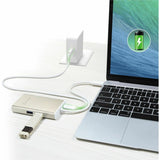 j5create JCA374-N USB Type C Docking Station for Tablet PC, Notebook - Charging Capability - Champagne Metallic - Portable