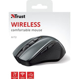 Trust Nito Mouse - Radio Frequency - USB 2.0 - 6 Button(s) - Black