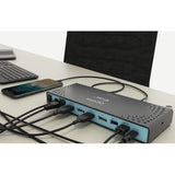 Dicota USB Type C Docking Station for Notebook, Monitor, Smartphone, Tablet - 65 W - Black - Portable