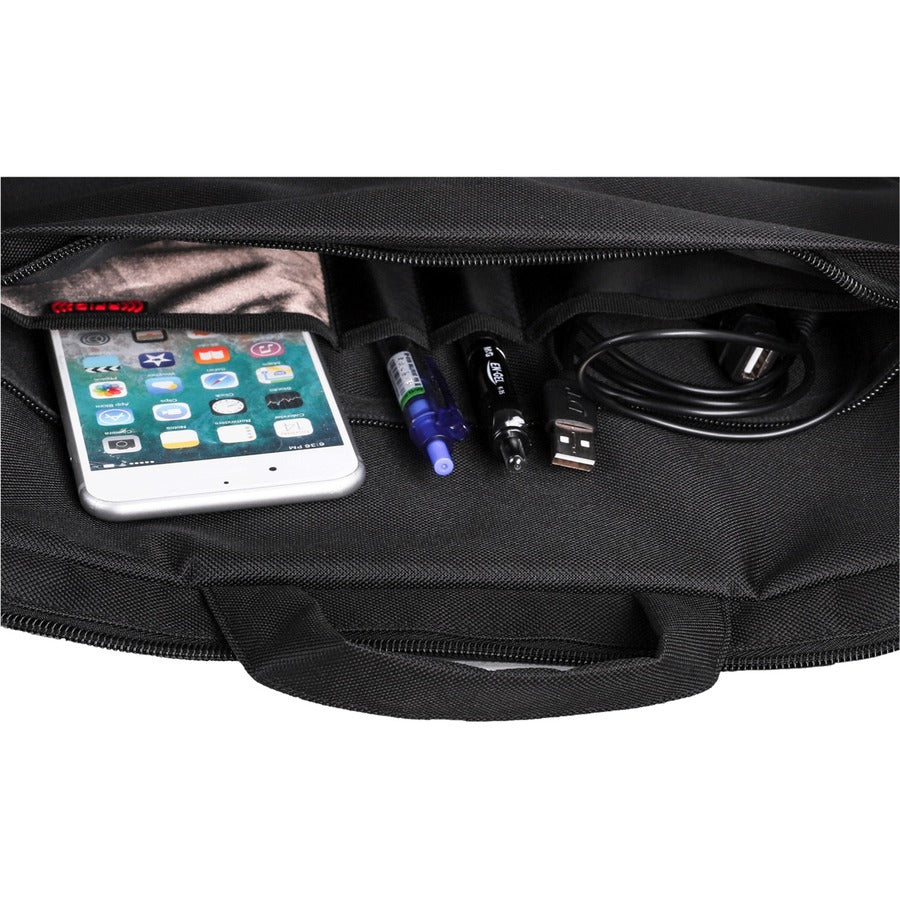 V7 Essential CTK14-BLK Carrying Case (Briefcase) for 35.8 cm (14.1") Notebook - Black