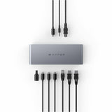 Targus HyperDrive HDTB4D-EU Thunderbolt 4 Docking Station for Monitor, Desktop PC, Tablet, Notebook - Charging Capability - Memory Card Reader - SD - Grey