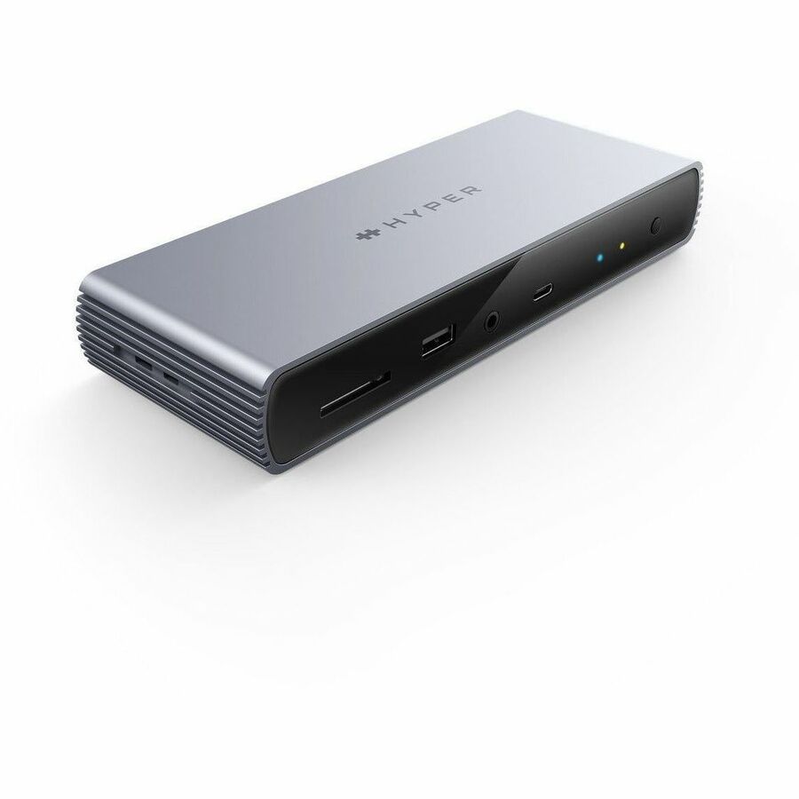 Targus HyperDrive HDTB4D-EU Thunderbolt 4 Docking Station for Monitor, Desktop PC, Tablet, Notebook - Charging Capability - Memory Card Reader - SD - Grey