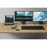 Targus HyperDrive HDTB4D-EU Thunderbolt 4 Docking Station for Monitor, Desktop PC, Tablet, Notebook - Charging Capability - Memory Card Reader - SD - Grey