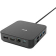 i-tec USB 3.2 Gen 1 (3.1 Gen 1) Type-C Docking Station for Notebook, Smartphone, Monitor, Tablet - 100 W - Black