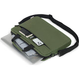 base xx Carrying Case for 33 cm (13") to 35.8 cm (14.1") Notebook, Workstation, Business Card, Pen, Document - Olive Green
