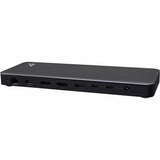 V7 DOCKTB4PT Thunderbolt 4 Docking Station - Charging Capability - Memory Card Reader - SD - 150 W - Black, Silver