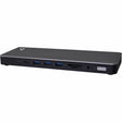 V7 DOCKTB4PT Thunderbolt 4 Docking Station - Charging Capability - Memory Card Reader - SD - 150 W - Black, Silver