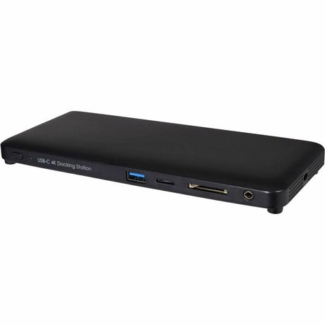 V7 DOCKUCPT3D USB Type C Docking Station - Memory Card Reader - SD - 130 W - Black