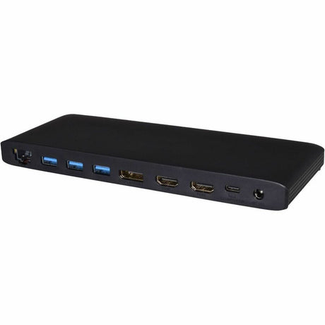 V7 DOCKUCPT3D USB Type C Docking Station - Memory Card Reader - SD - 130 W - Black