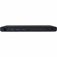 V7 DOCKUCPT3D USB Type C Docking Station - Memory Card Reader - SD - 130 W - Black