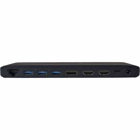 V7 DOCKUCPT3D USB Type C Docking Station - Memory Card Reader - SD - 130 W - Black