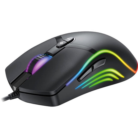 VARR Gaming Mouse - USB - Optical - 7 Button(s) - Black