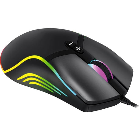 VARR Gaming Mouse - USB - Optical - 7 Button(s) - Black