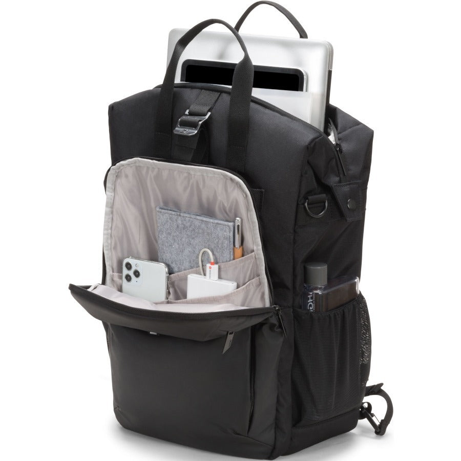 Dicota Dual GO Carrying Case (Backpack) for 32.8 cm (12.9") to 38.1 cm (15") Notebook, Tablet - Black