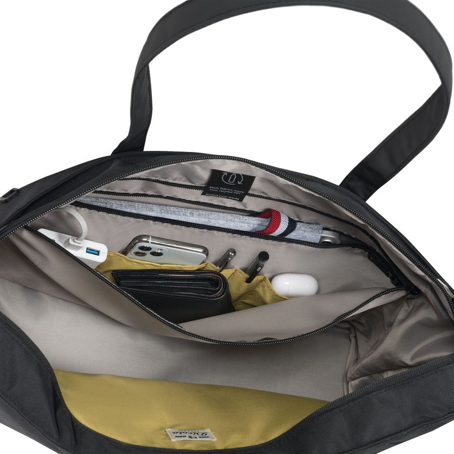 Dicota Eco MOTION Carrying Case for 33 cm (13") to 35.8 cm (14.1") Notebook, Smartphone, Accessories - Black