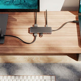 Alogic SPARK USB Type C Docking Station for Monitor, Notebook, Desktop PC - Memory Card Reader - Space Gray - Portable