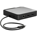Alogic CH2 USB Type C Docking Station for Scanner - Memory Card Reader - SD - 100 W - Space Gray - TAA Compliant
