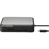 Alogic CH2 USB Type C Docking Station for Scanner - Memory Card Reader - SD - 100 W - Space Gray - TAA Compliant