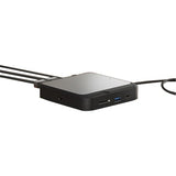 Alogic CH2 USB Type C Docking Station for Scanner - Memory Card Reader - SD - 100 W - Space Gray - TAA Compliant