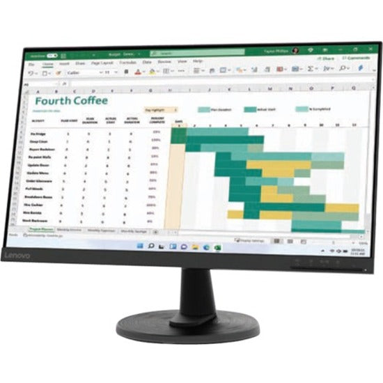 Lenovo C24-40 24" Class Full HD LCD Monitor - 16:9 - Raven Black
