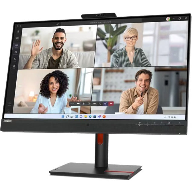 Lenovo ThinkVision T27hv-30 27" Class Webcam WQHD LCD Monitor - 16:9 - Raven Black