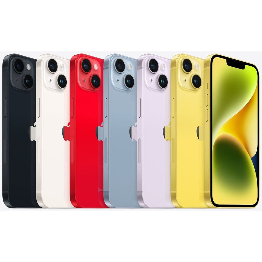 Apple iPhone 14 Plus 256 GB Smartphone - 17 cm (6.7") OLED 2778 x 1284 - Hexa-core (AvalancheDual-core (2 Core) 3.23 GHz + Blizzard Quad-core (4 Core) 1.82 GHz - 6 GB RAM - iOS 16 - 5G - Yellow