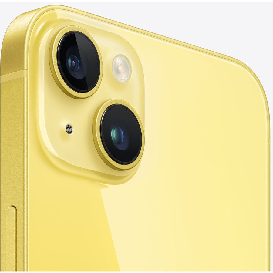 Apple iPhone 14 Plus 256 GB Smartphone - 17 cm (6.7") OLED 2778 x 1284 - Hexa-core (AvalancheDual-core (2 Core) 3.23 GHz + Blizzard Quad-core (4 Core) 1.82 GHz - 6 GB RAM - iOS 16 - 5G - Yellow