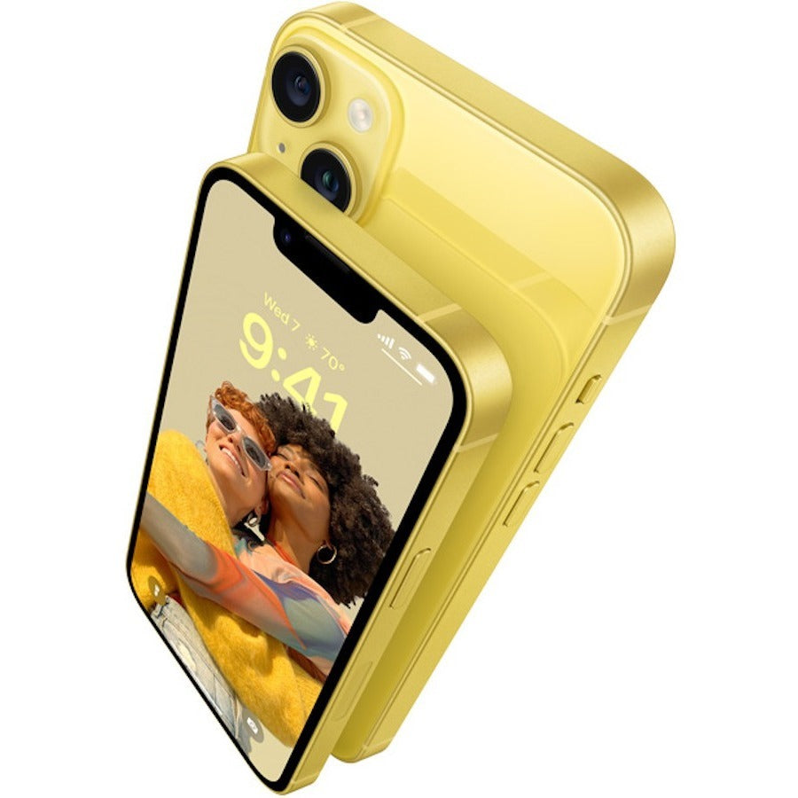 Apple iPhone 14 Plus 256 GB Smartphone - 17 cm (6.7") OLED 2778 x 1284 - Hexa-core (AvalancheDual-core (2 Core) 3.23 GHz + Blizzard Quad-core (4 Core) 1.82 GHz - 6 GB RAM - iOS 16 - 5G - Yellow