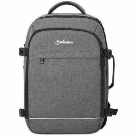 Manhattan Rome Carrying Case (Backpack) for 27.9 cm (11") to 43.9 cm (17.3") Notebook - Light Grey
