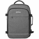 Manhattan Rome Carrying Case (Backpack) for 27.9 cm (11") to 43.9 cm (17.3") Notebook - Light Grey