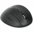 Ergonomic Wireless Mouse, Right Handed, Adjustable 800/1200/1600dpi, 2.4Ghz (up to 10m), Six Button with Scroll Wheel, Combo USB=A and USB-C receiver, Black, AA battery (included), Three Year Warranty