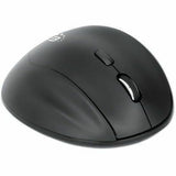 Ergonomic Wireless Mouse, Right Handed, Adjustable 800/1200/1600dpi, 2.4Ghz (up to 10m), Six Button with Scroll Wheel, Combo USB=A and USB-C receiver, Black, AA battery (included), Three Year Warranty
