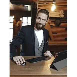CHERRY KW 9200 MINI Keyboard - Wired/Wireless Connectivity - USB Type C Interface - English (UK) - Black