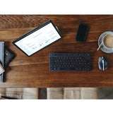 CHERRY KW 9200 MINI Keyboard - Wired/Wireless Connectivity - USB Type C Interface - English (UK) - Black