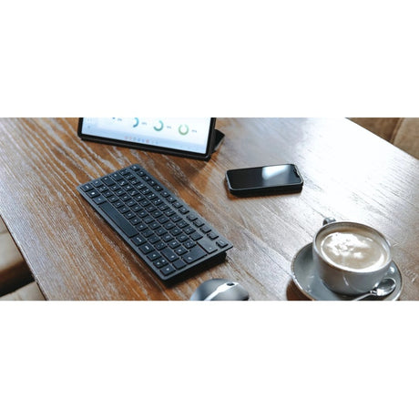 CHERRY KW 9200 MINI Keyboard - Wired/Wireless Connectivity - USB Type C Interface - English (UK) - Black