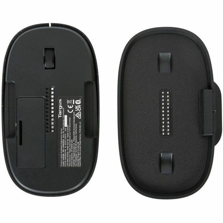 Targus ErgoFlip AMB586GL Mid Size Mouse - Bluetooth - BlueTrace - 6 Button(s) - Black