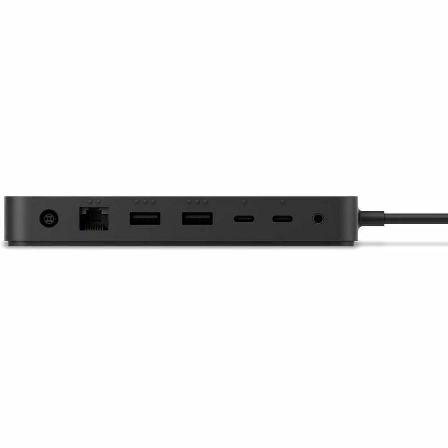 Microsoft Thunderbolt 4 Docking Station for Notebook, Monitor, Desktop PC - Charging Capability - 165 W - Black