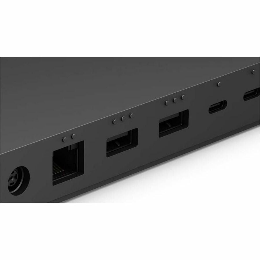 Microsoft Thunderbolt 4 Docking Station for Notebook, Monitor, Desktop PC - Charging Capability - 165 W - Black