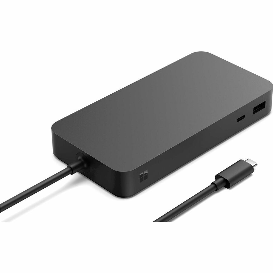 Microsoft Thunderbolt 4 Docking Station for Notebook, Monitor, Desktop PC - Charging Capability - 165 W - Black