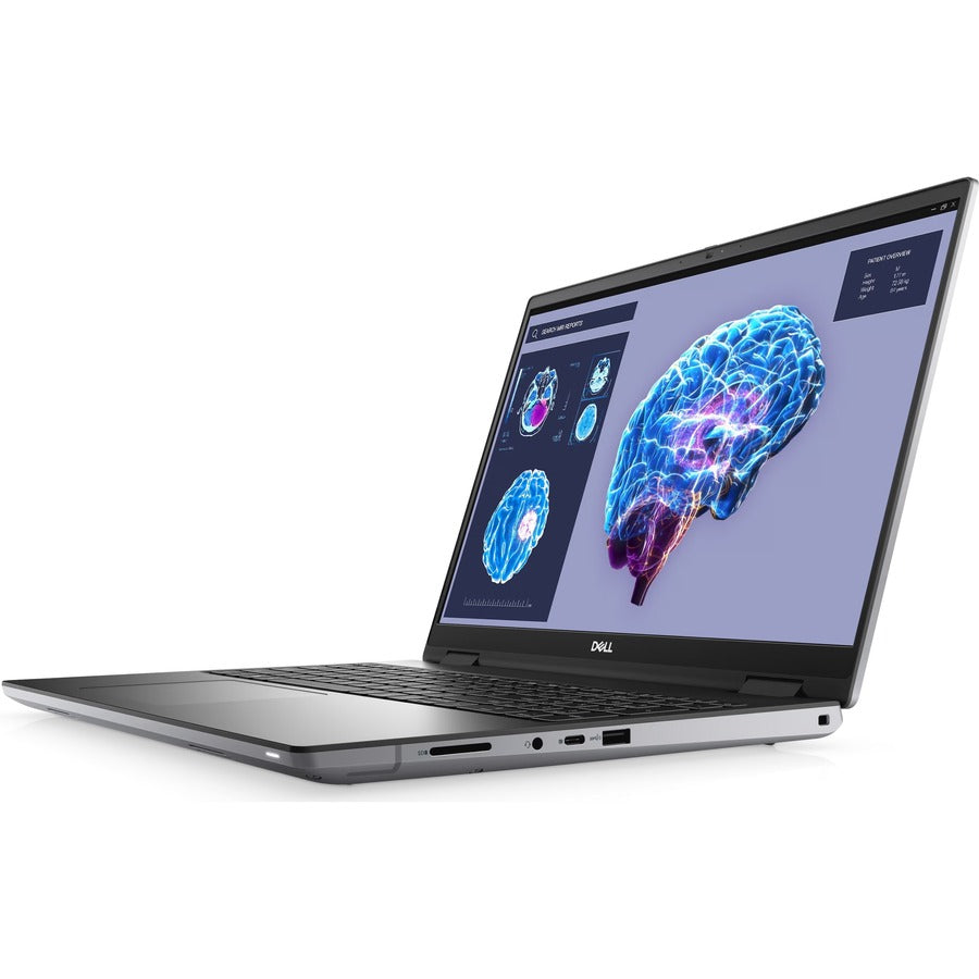 Dell Precision 7000 7680 40.6 cm (16") Mobile Workstation - Full HD Plus - Intel Core i9 13th Gen i9-13950HX - vPro Technology - 32 GB - 1 TB SSD - English (UK) Keyboard - Aluminum Titan Gray