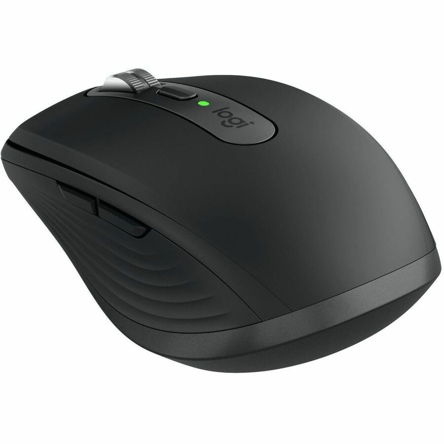 Logitech MX Anywhere 3S Mouse - Bluetooth - USB Type C - Darkfield - 6 Button(s) - Graphite Grey