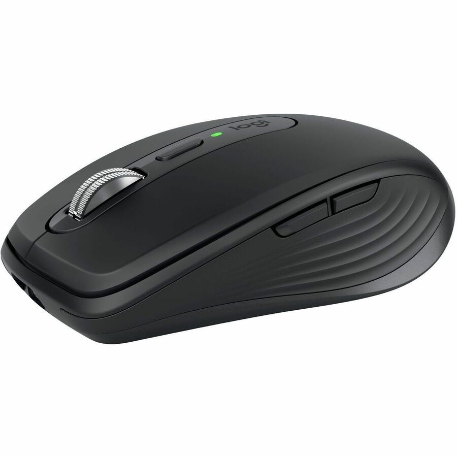 Logitech MX Anywhere 3S Mouse - Bluetooth - USB Type C - Darkfield - 6 Button(s) - Graphite Grey