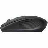 Logitech MX Anywhere 3S Mouse - Bluetooth - USB Type C - Darkfield - 6 Button(s) - Graphite Grey