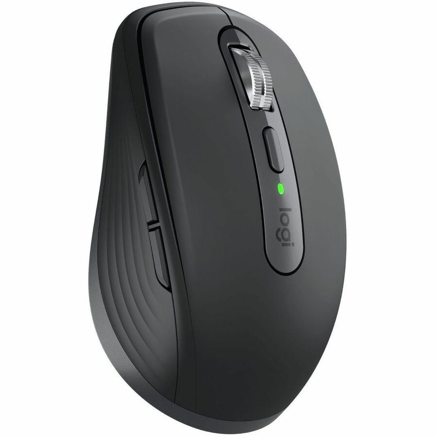 Logitech MX Anywhere 3S Mouse - Bluetooth - USB Type C - Darkfield - 6 Button(s) - Graphite Grey